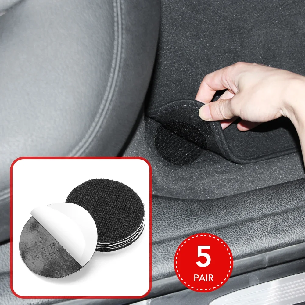 

5 Pairs Strong Stickers Adhesive Hook Loop Tape For BMW E30 E36 E39 E46 E60 E70 E87 E90 E92 E71 F10 F30 F20 F01 F02 X3 X4 X5