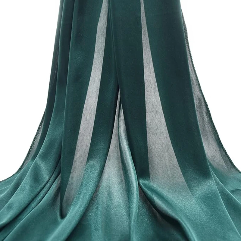 Silky satin shawl women\'s evening dress light long bride elegant beautiful wedding daily life