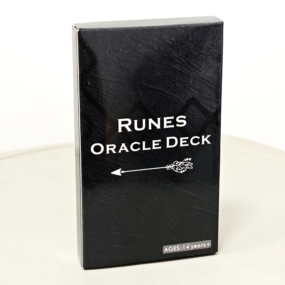 Runes Oracle Deck 26 Pcs Cards Illuminate Your Life and Manifest Transformation 10.3*6cm