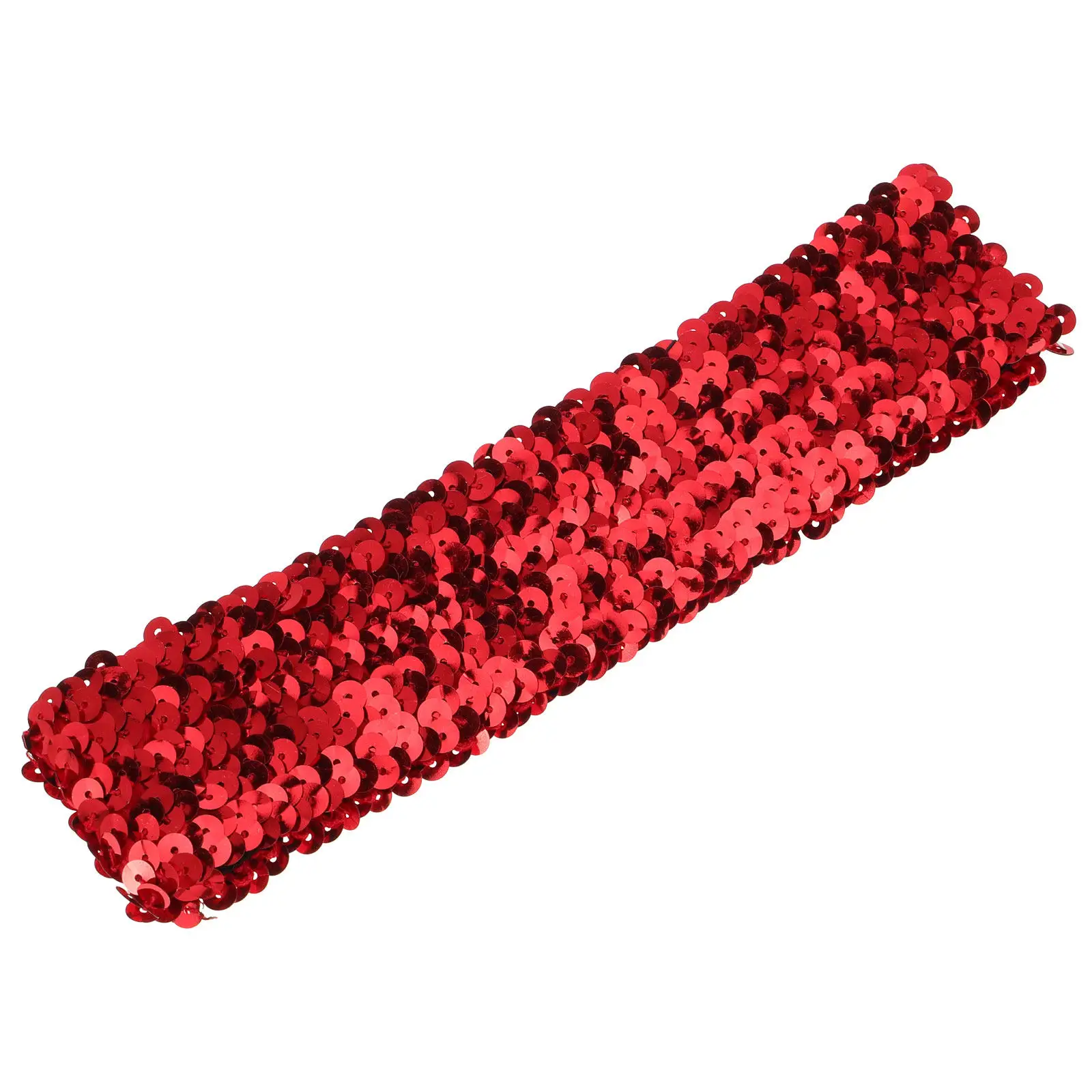 

1 шт. эластичная повязка на голову с пайетками, красная блестящая повязка для волос для женщин и девочек, для дня рождения, фестиваля, соревнований по черлидингу