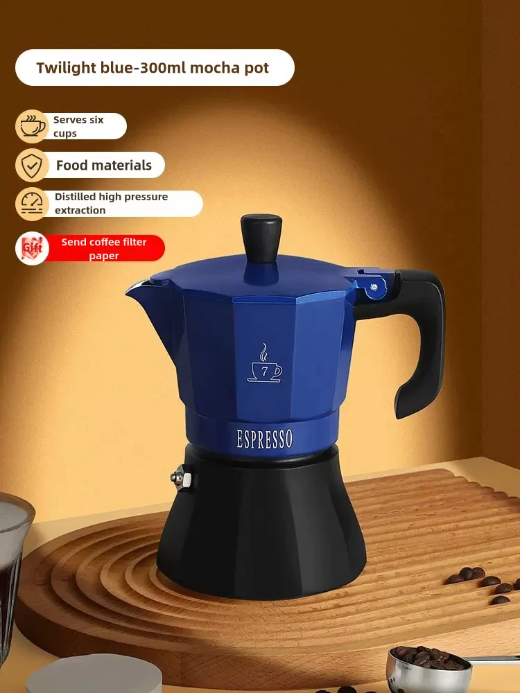 150ml/300ml Moka Pot, Coffee Pots, Stovetop Espresso Maker, Italian Coffee Maker, Stovetop Espresso Coffee Maker