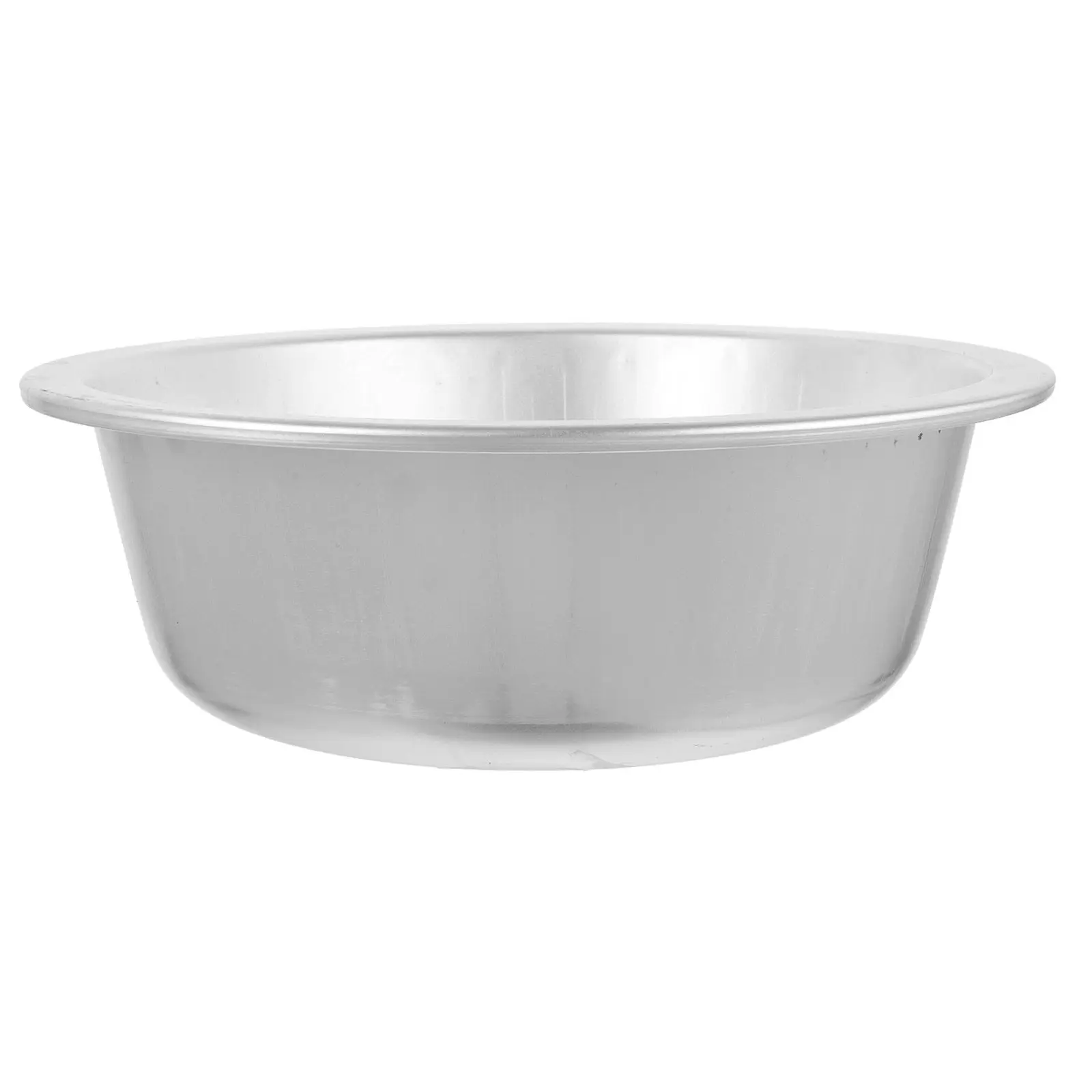 

14x5in Washing Basin Strong Load Bearing Aluminum Vegetable Bowl for Kitchen Food Prep Sourdough Mixing Fruit Holder