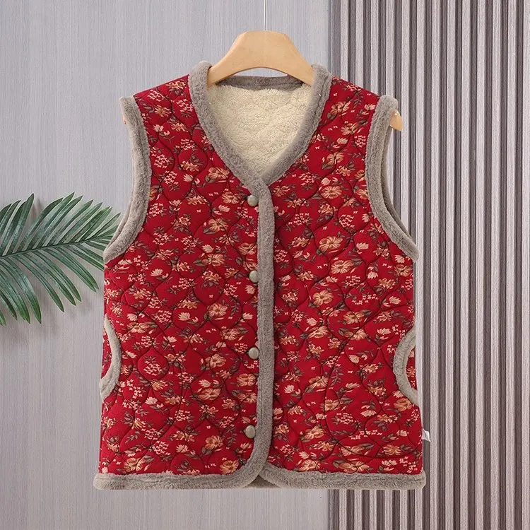 

Восточный жилет на подкладке, осенне-зимнее новое поступление 2025, для женщин среднего возраста, модный жилет с подушечками Jaet