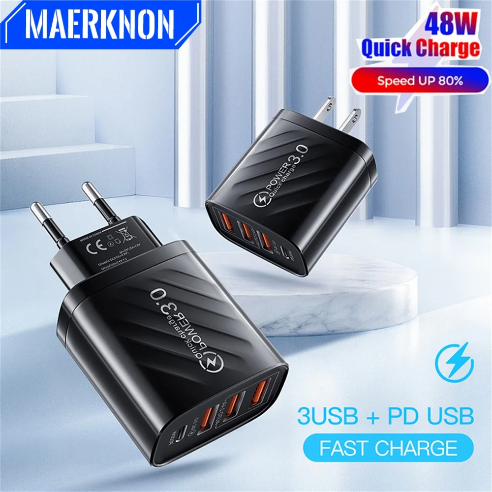 48W 4-Port Usb C Fa… - image