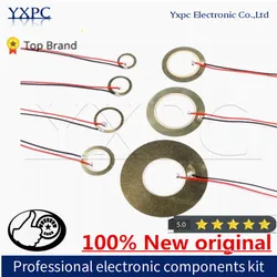 5pcs 12MM 15MM 18MM 20MM 27MM 35MM 50MM Buzzer Piezo Elements Sounder Sensor Trigger Drum Disc + wire copper