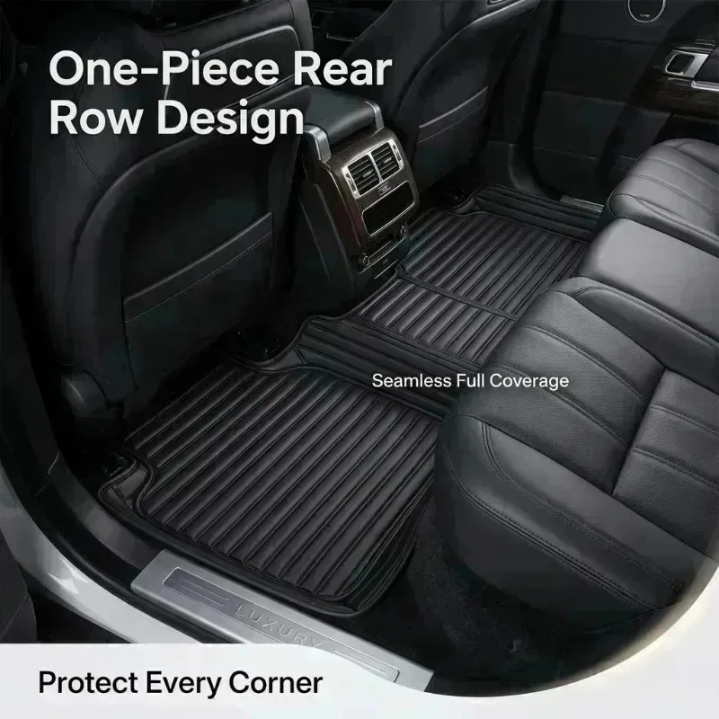 Custom 3D Car Floor Mats for Peugeot 5008 7-Seat 2017-2025 All Weather Waterproof Full Coverage Auto Interior Accessories Pads - view 4