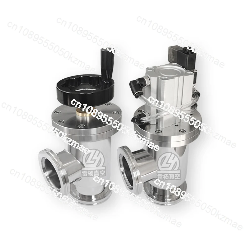 متوفر 2025 رائجة البيع ISO القياسية دليل/صمام فلابر هوائي GD/GDQ سلسلة 304 هيكل من الفولاذ المقاوم للصدأ 10 ^ -6Pa درجة الختم