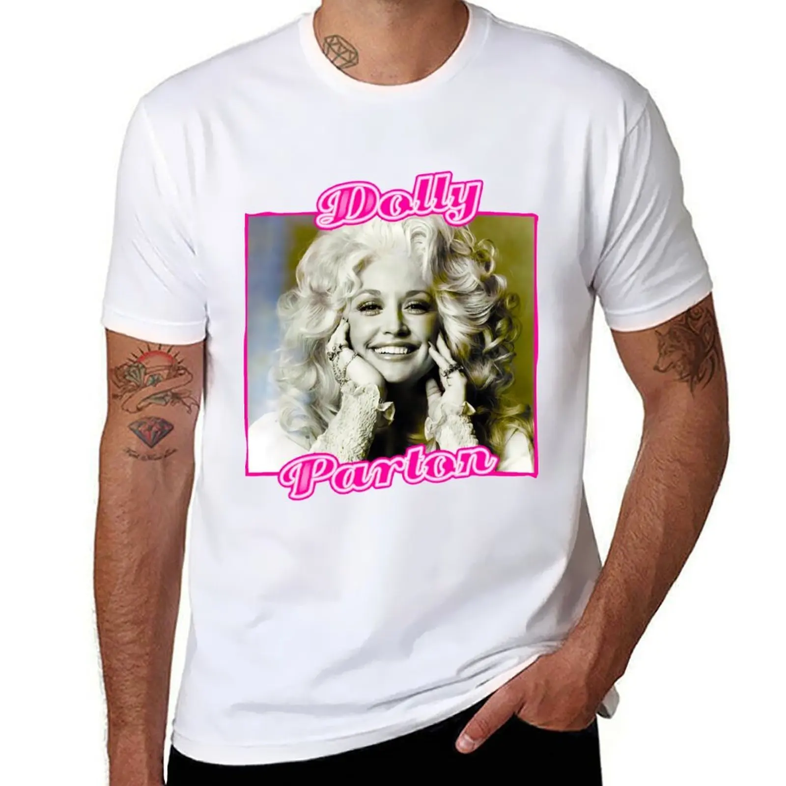 

Dolly Parton T-Shirt mens graphic t shirts man t shirt heavy cotton T-Shirt