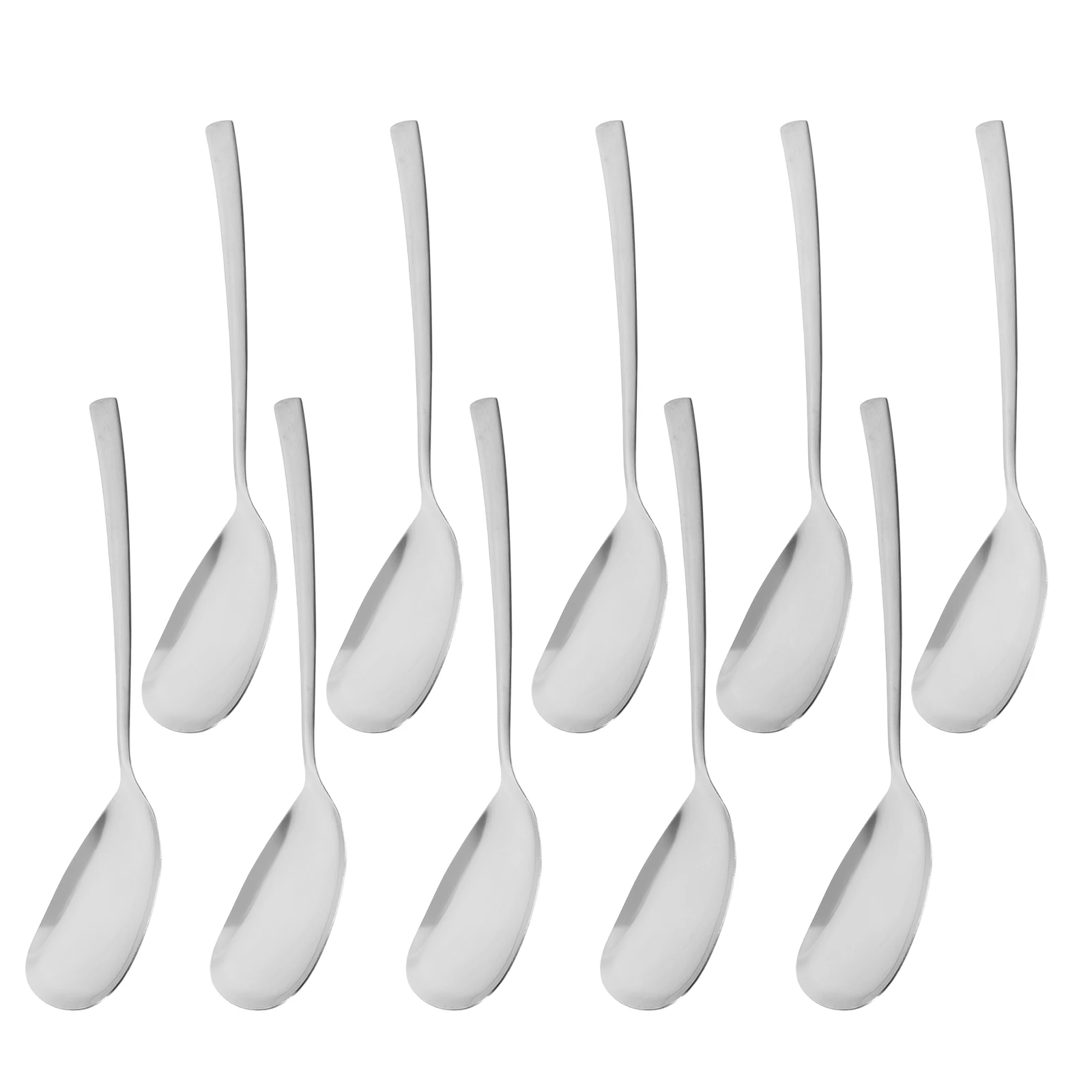

10pcs Stainless Steel Serving Spoon Large Buffet Ladle For Food Scooping Kitchen Utensil Restaurant Catering Supplies Kitchen
