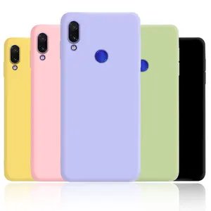 Caso de silicona líquida para Huawei Honor 10 Lite P20 P30 P40 20 Lite Y6 Y7 Y9 2019 Y6P Y7P Y8S Y8P P Smart S Pro 2019 Cover Fundas 6 mejor caso de ventas Huawei Y6 - №3
