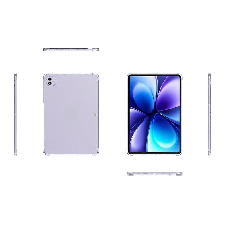 TPU protective case for vivo Pad6 Pro, Slim & Lightweight TPU Protective, Shockproof Cover with Raised Edge, Transparent Back