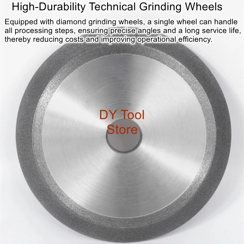 Automatic End Mill Grinding Machine for 2, 3, and 4 Flute Carbide and High-Speed Steel End Mills