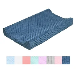 Baby Minky Dot Changing Pad Cover Ultra Soft Diaper Changing Table Sheet for Baby Boys Girls