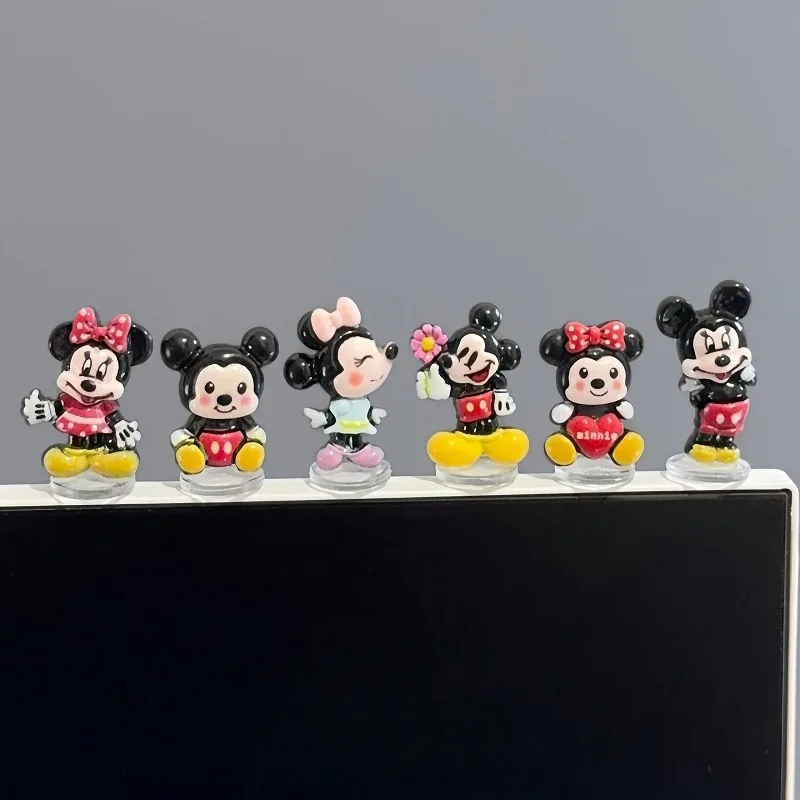 

Милый мультфильм Микки Минни автомобиль центральная консоль украшение интерьера орнамент персонализированная креативная настольная модель оптовая продажа