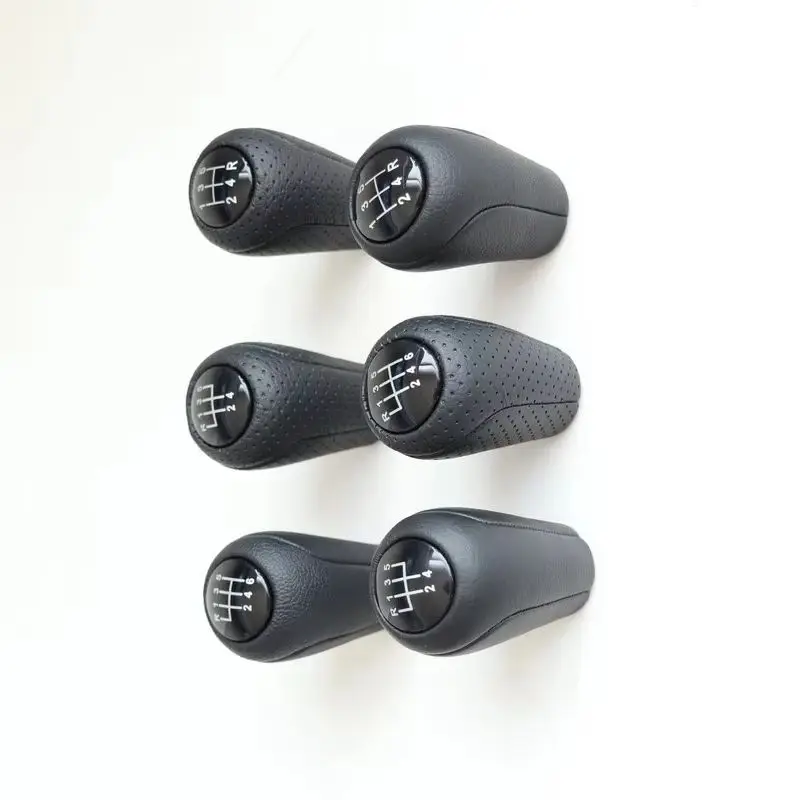 

Накладка на ручку КПП для Mazda, обтянутая кожей, для механической коробки передач, рукоятка рычага переключения передач, головка рычага КПП, ручка переключения передач, накладка на головку рычага КПП