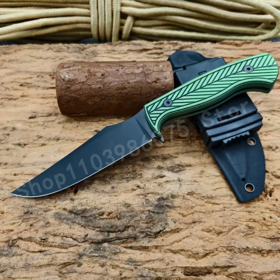 

M.K.C Высококачественный профессиональный тактический нож 8Cr13Mov Blade G10 Ручка Высокопрочный портативный нож для выживания для самообороны