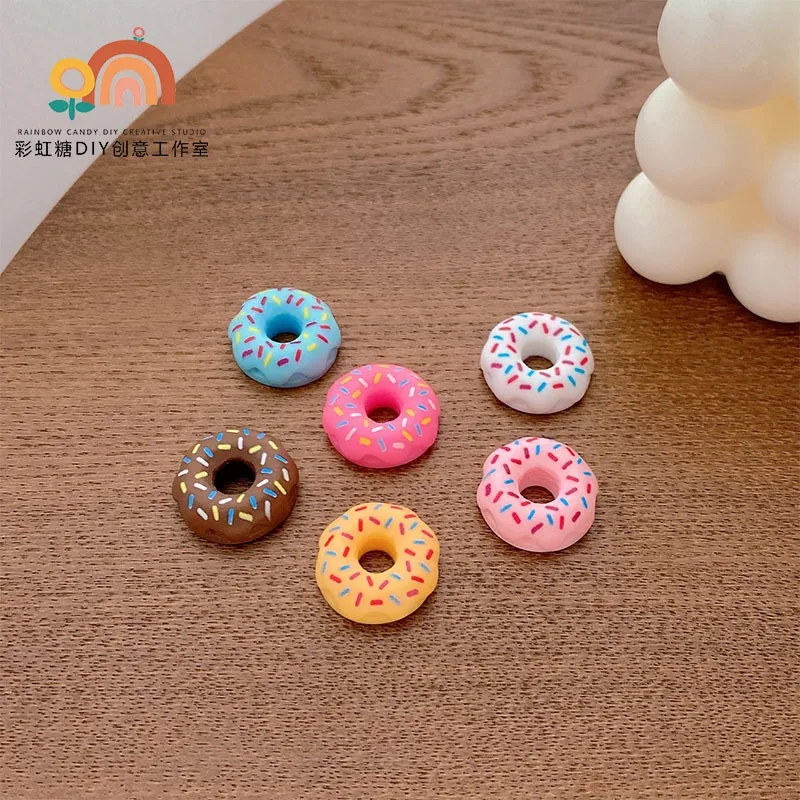 10 قطع مصغرة متعددة الألوان الكعك 3D محاكاة DIY الملحقات بالجملة اكسسوارات صغيرة الحلي