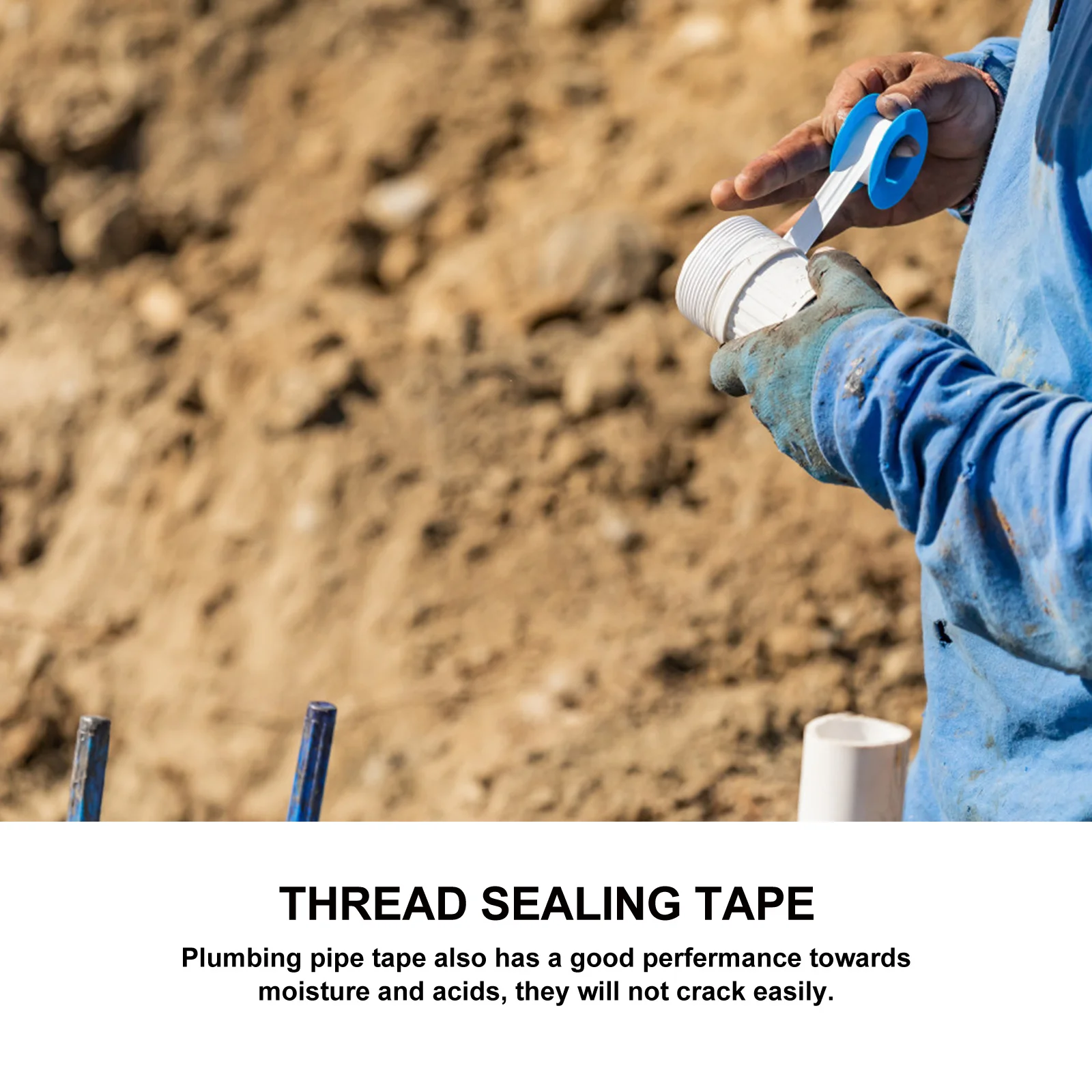 

30 pcs Waterproof Ptfe Thread Seal Tape For Plumbing Leak Repair Duct Tape Moisture Acid Resistant Sealant Tapes