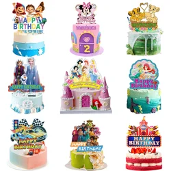 Disney Cartoon Encanto Minnie Cake wstawić flagę Topper dekoracja na przyjęcie z okazji urodzin rocznicę ślubu torty deserowe