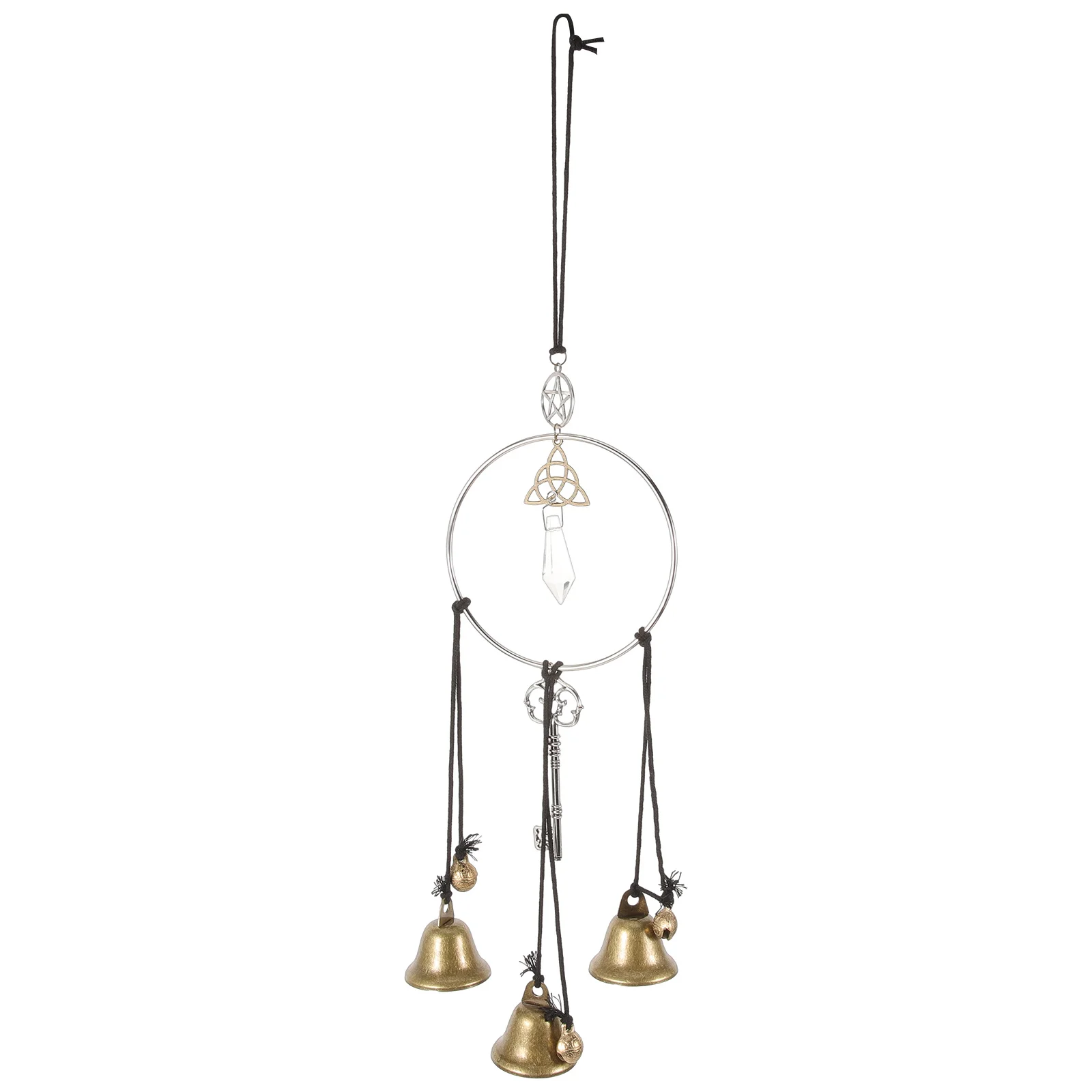 

Witch Bell Key Decorative Wind Chime Hanging Ornament for Patio Garden Door Protection Outdoor Witch Bell Wind Chime