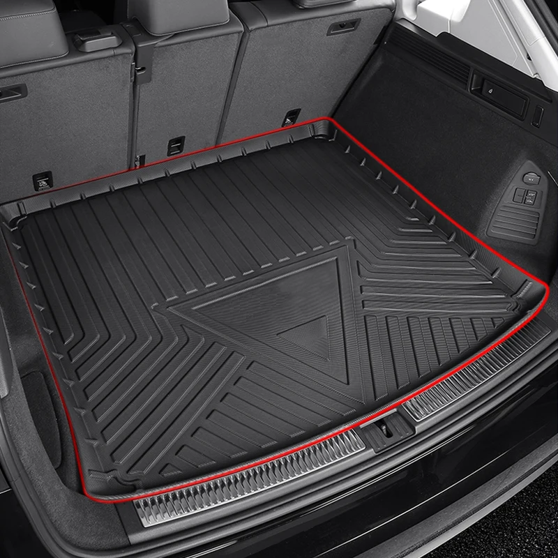 For Volkswagen Touareg 7P 2010-2021 Auto Car Cargo Liner All-Weather Non-slip Trunk Mats Boot Tray Carpet Interior Accessories