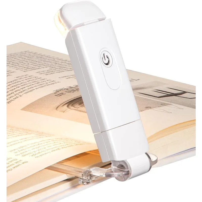 LED USB Rechargeable Book Light Reading Lighting Eye Protection Night Light Portable Clip Desk Light Bookmark Lamp Night Lamp