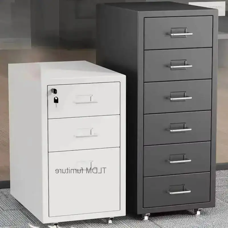Cabinets Multi-layer Mobile Filing File Cabinets for Storage Living Room Iron File Organization Storage Cabinets with Wheels