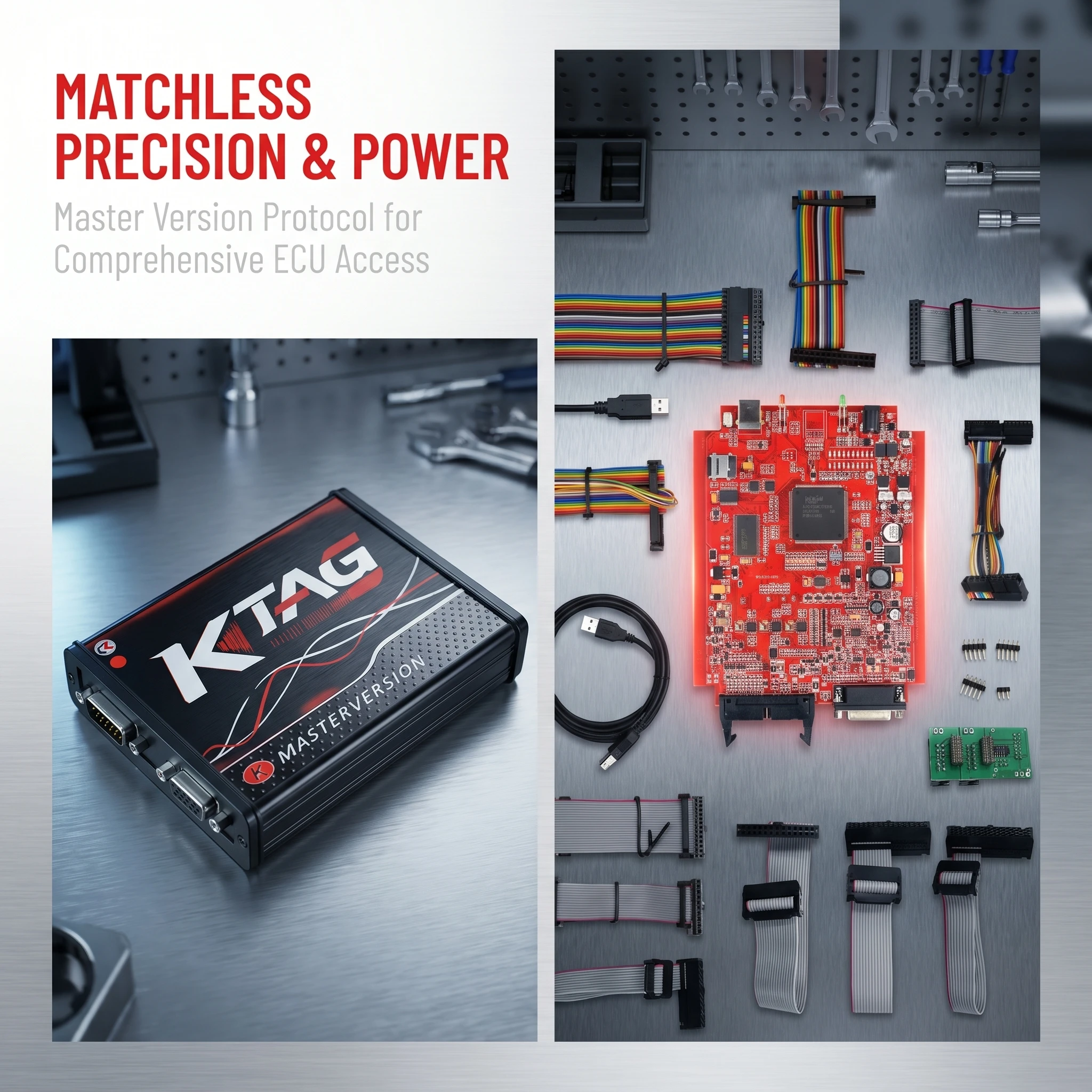 KESS KTAG 2.80 EU Red KTAG V7.020 4 LED 2.25 SW Online KESS V5.017 K-TAG 7.020 Master KESS 5.017 OBD2 Tuning ECU Programmer