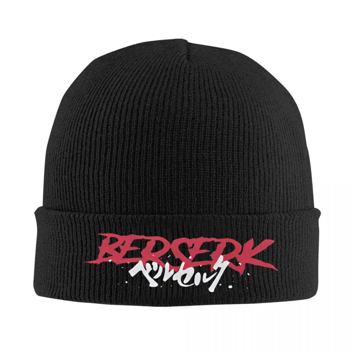 Anime Berserks Knitted Caps for Women Men Beanies Autumn Winter Hat Acrylic Cool Manga Graphic Crochet Caps