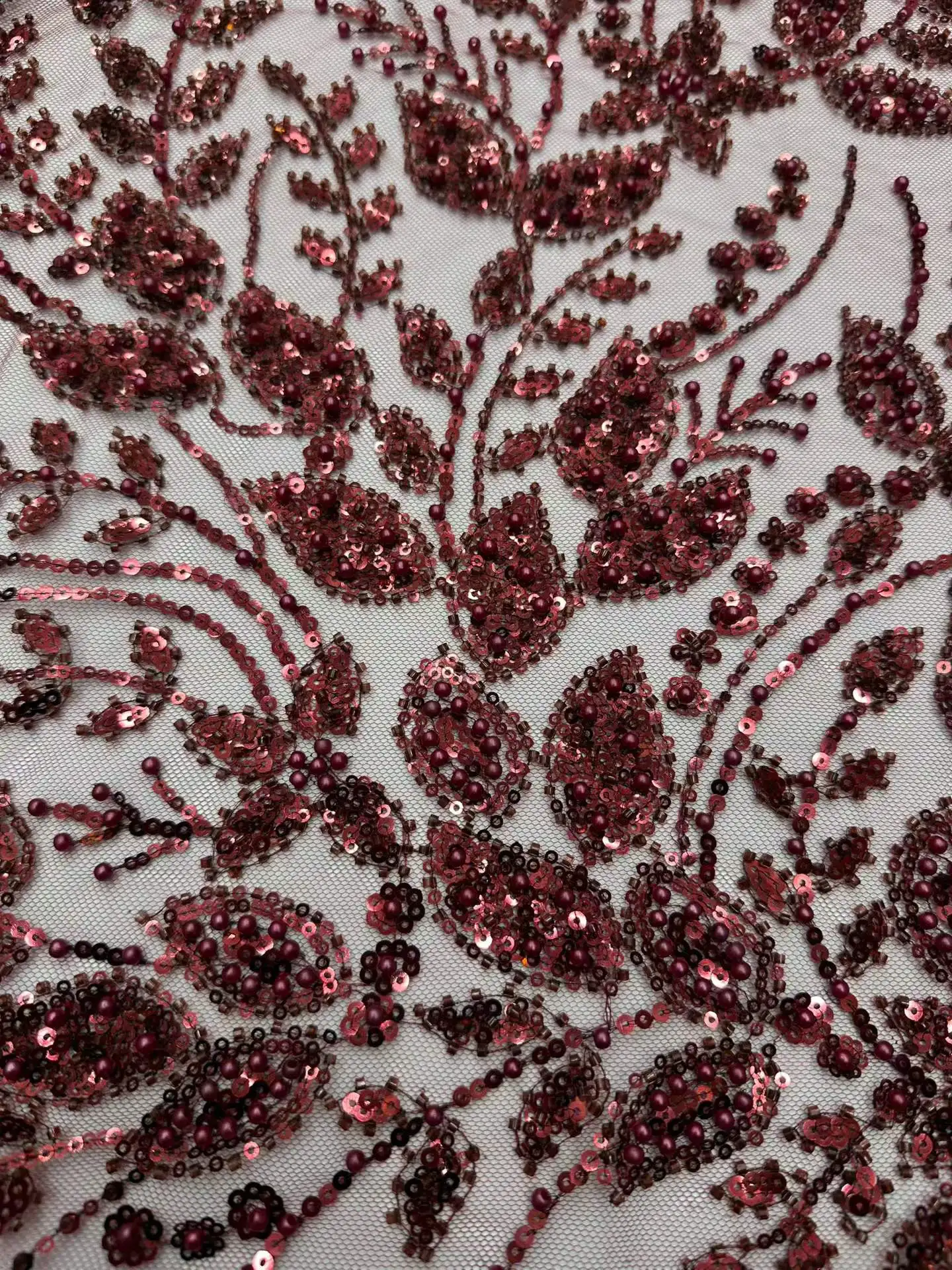 Latest Austria High Quality Eligent Soft Mesh Squined Lace With Lots Stones Fabric For Wedding Evening Dress U_Ge1895 view 5