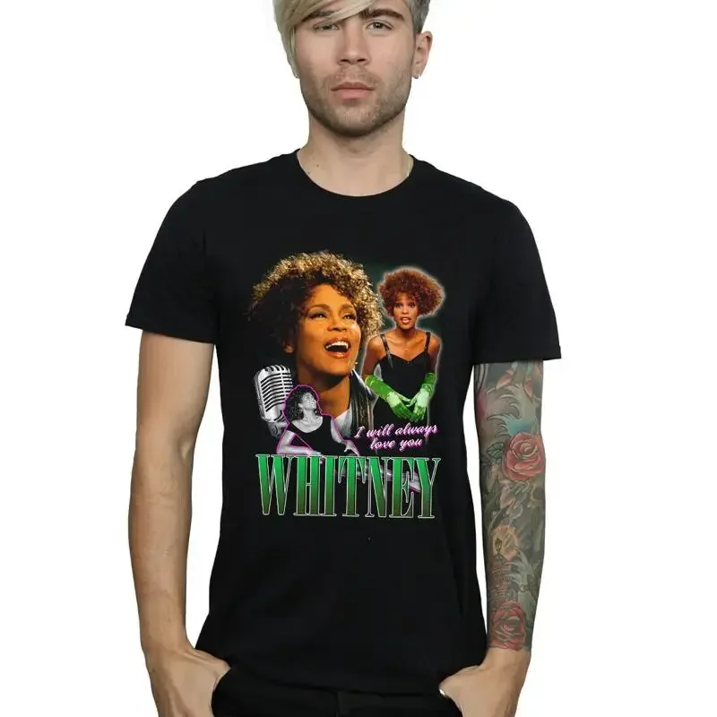 Whitney Houston Men's I Will Always Love You Homage T-Shirt