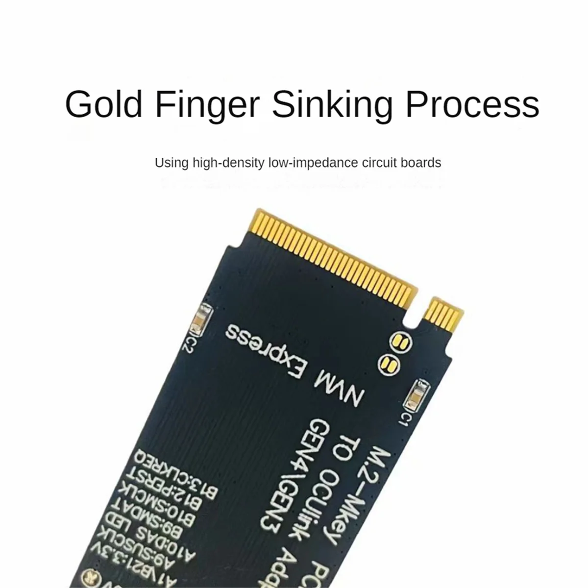 M.2 M-Key PCIe X4 SSD TO oculink อะแดปเตอร์ SFF-8612 Gen4/Gen3สำหรับ2.5นิ้ว U.2 NVMe (SFF 8639)SSD PCI-E NGFF ไรเซอร์การ์ด