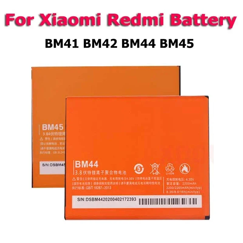 New Battery For Xiaomi Redmi Hongmi Note 2/ Mi2S Mi 2 /2A/Redmi 1S/Note1/Redmi 2 Quality Backup Li-polymer Batteria