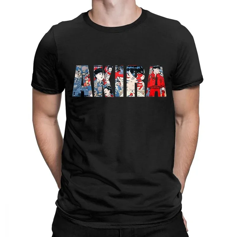 Akira Anime Graphic T Shirts Japan Vintage Manga Tops Women Men Harajuku Fashion O-Neck Tee Summer Streetwear Casual Tops Tee