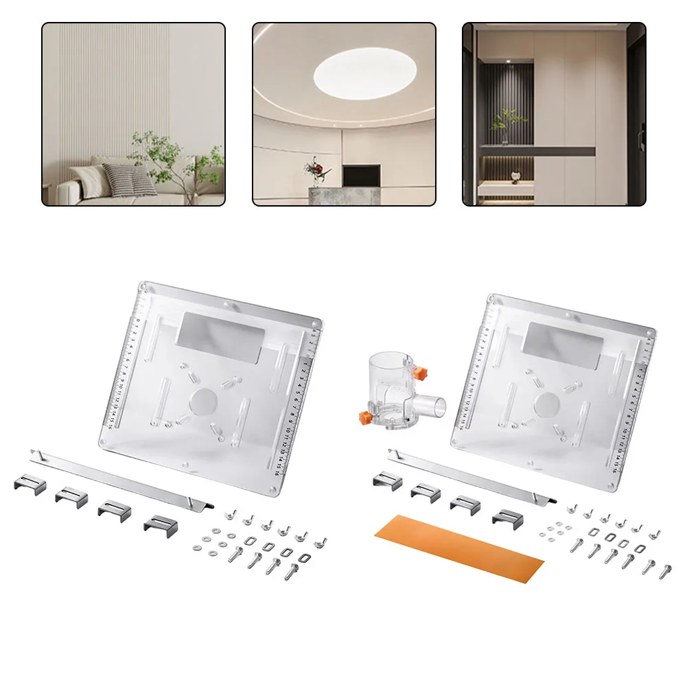 Professional PC Cutting Board with High Transparency for Accurate For Gypsum Cutting in Various Woodworking Projects