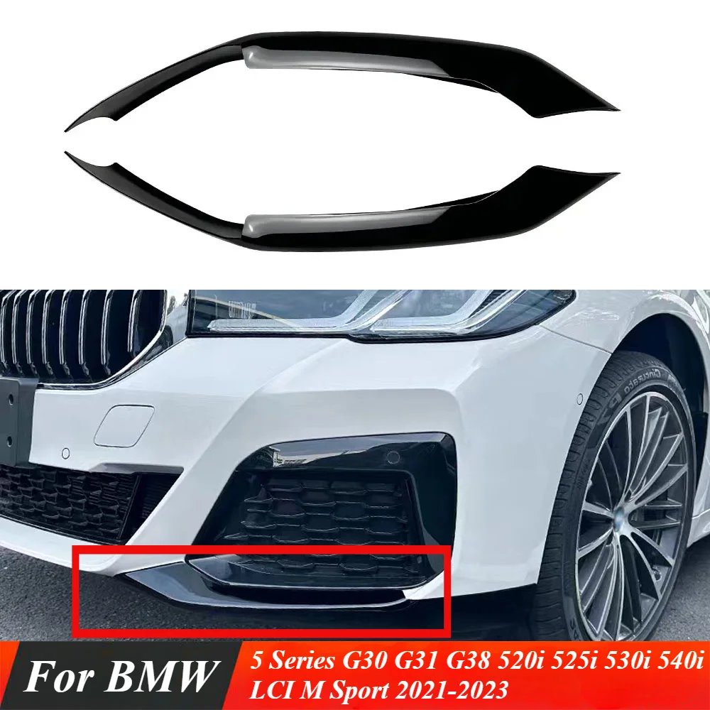 

For BMW 5 Series G30 G31 G38 520i 525i 530i 540i LCI M Sport 2021-2023 MP Style Car Front Bumper Splitter Lip Canard Decoration