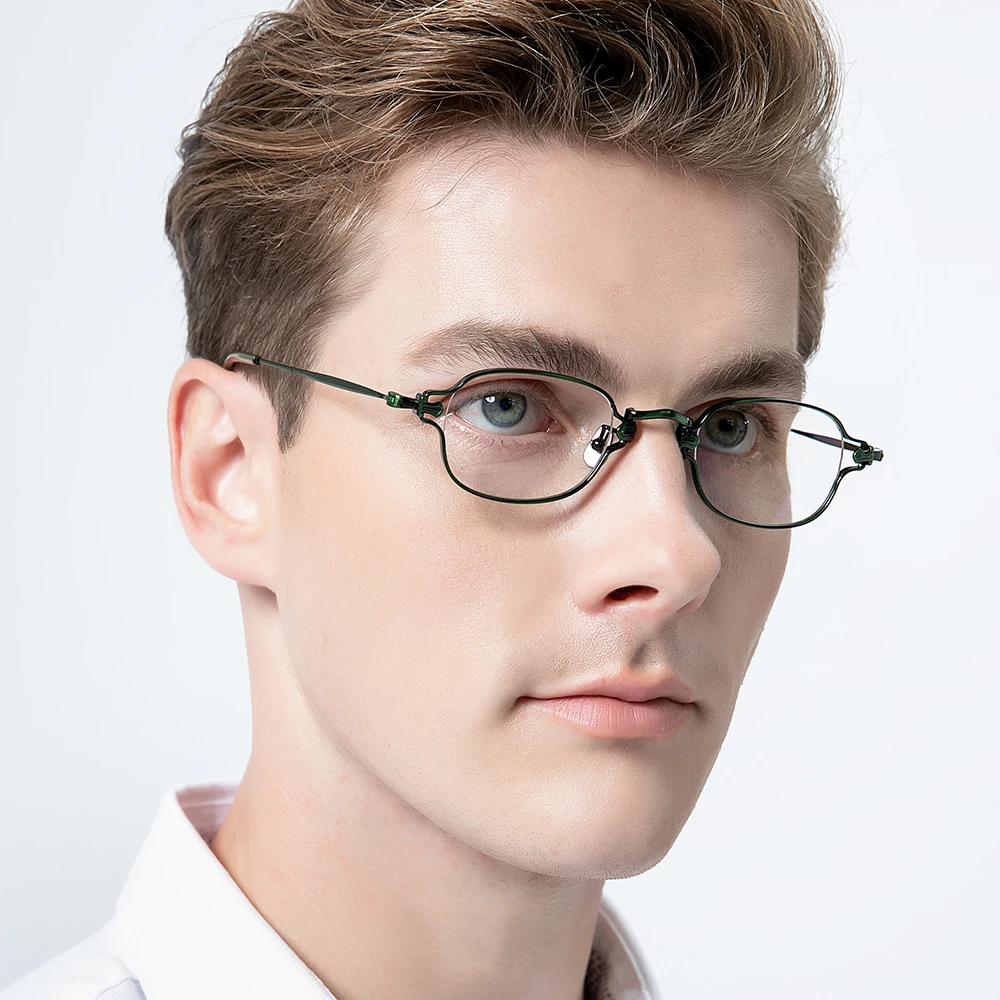 FONEX Titanium Glasses Frame Men Drand Design Retro Square Eyeglasses Women Vintage Japanese Spectacles Ultralight Eyewear MN186