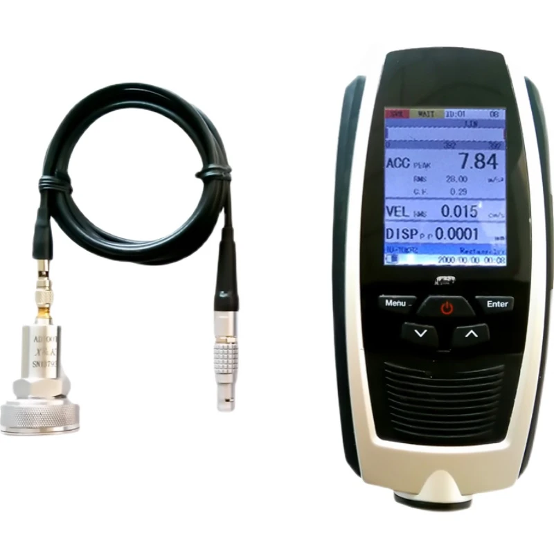 

Split portable vibration meter, motor fault detector, mechanical vibration measurement