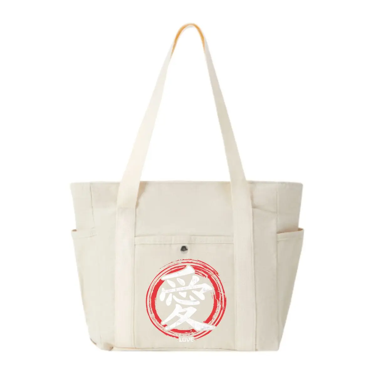 

Love in Red Shoulder Bag Large Capacity Daily Commuter Casual Handbag