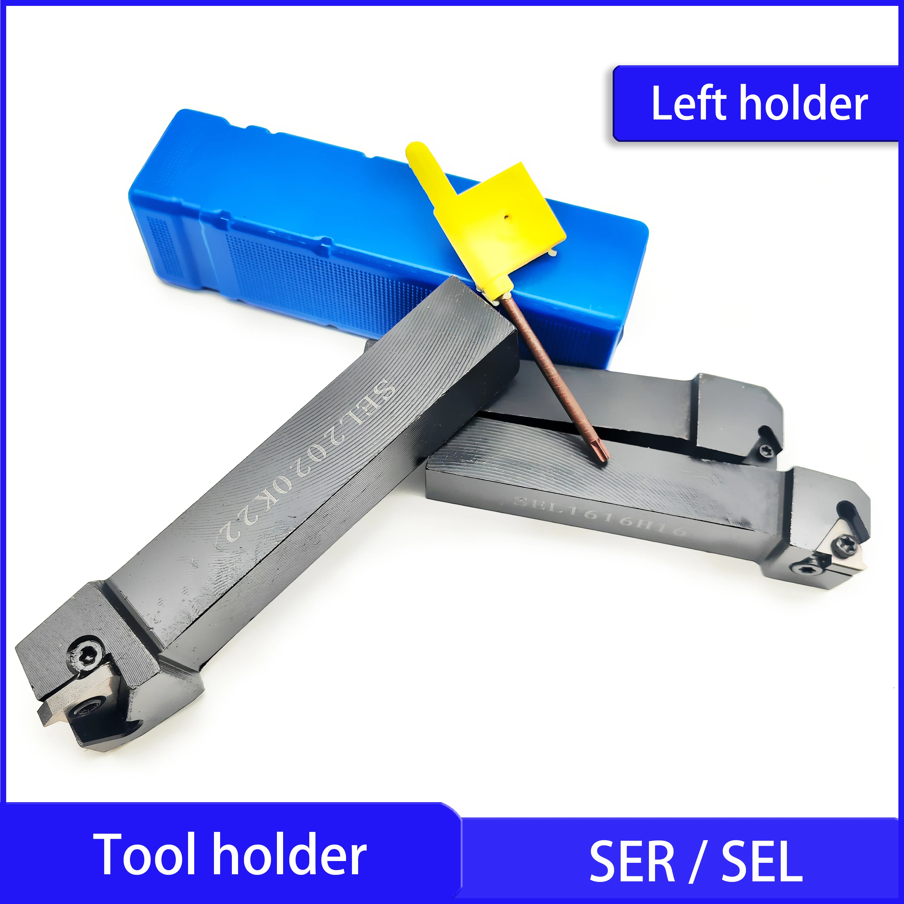 CNC machine tool holder with SER SEL thread for 11ER 16ER 22ER external thread blade universal high quality thread holder