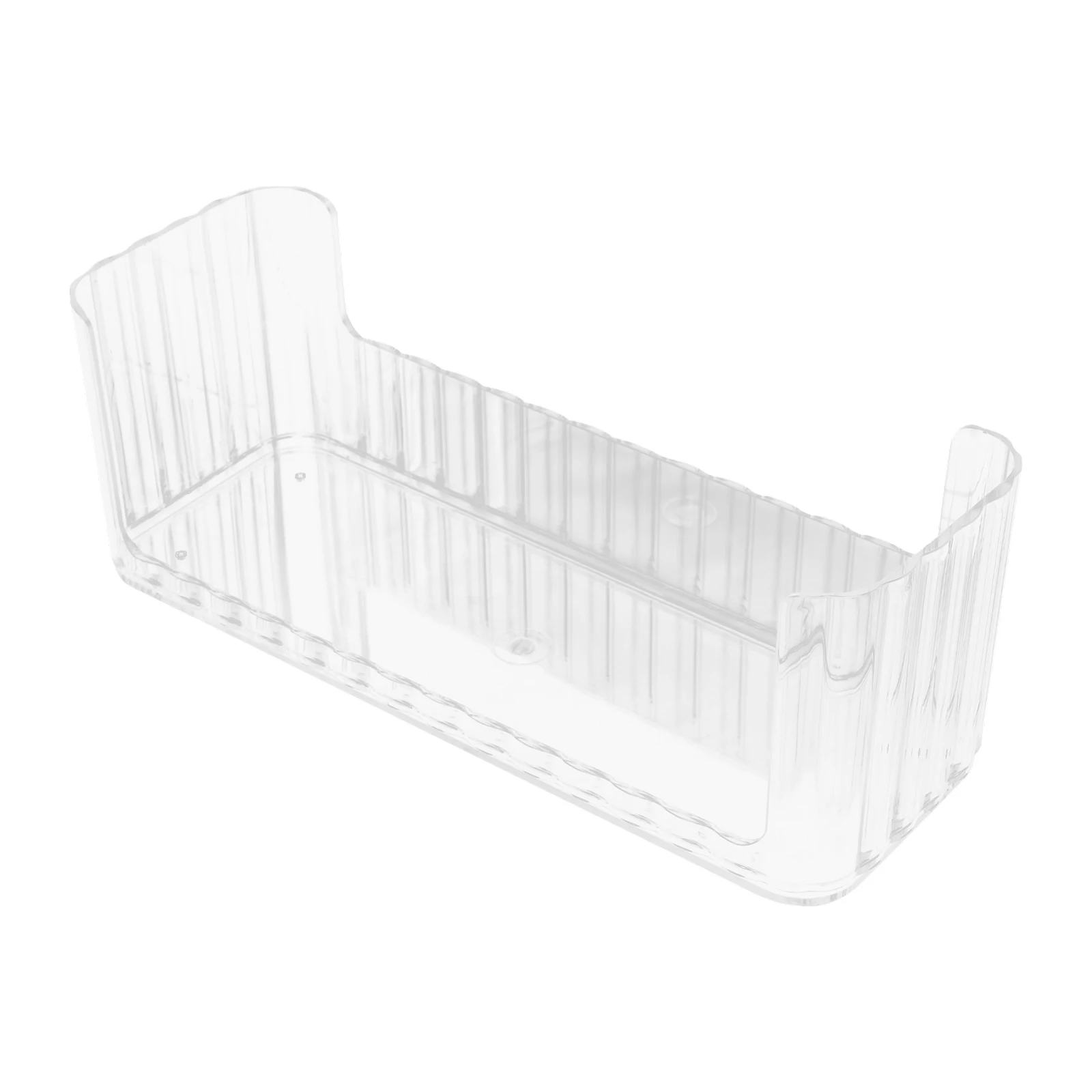 

1pcs Organizer Tray Clear Plastic Vanity Storage Makeup Jewelry Table Mount Bathroom Shelf Multifunctional Holder