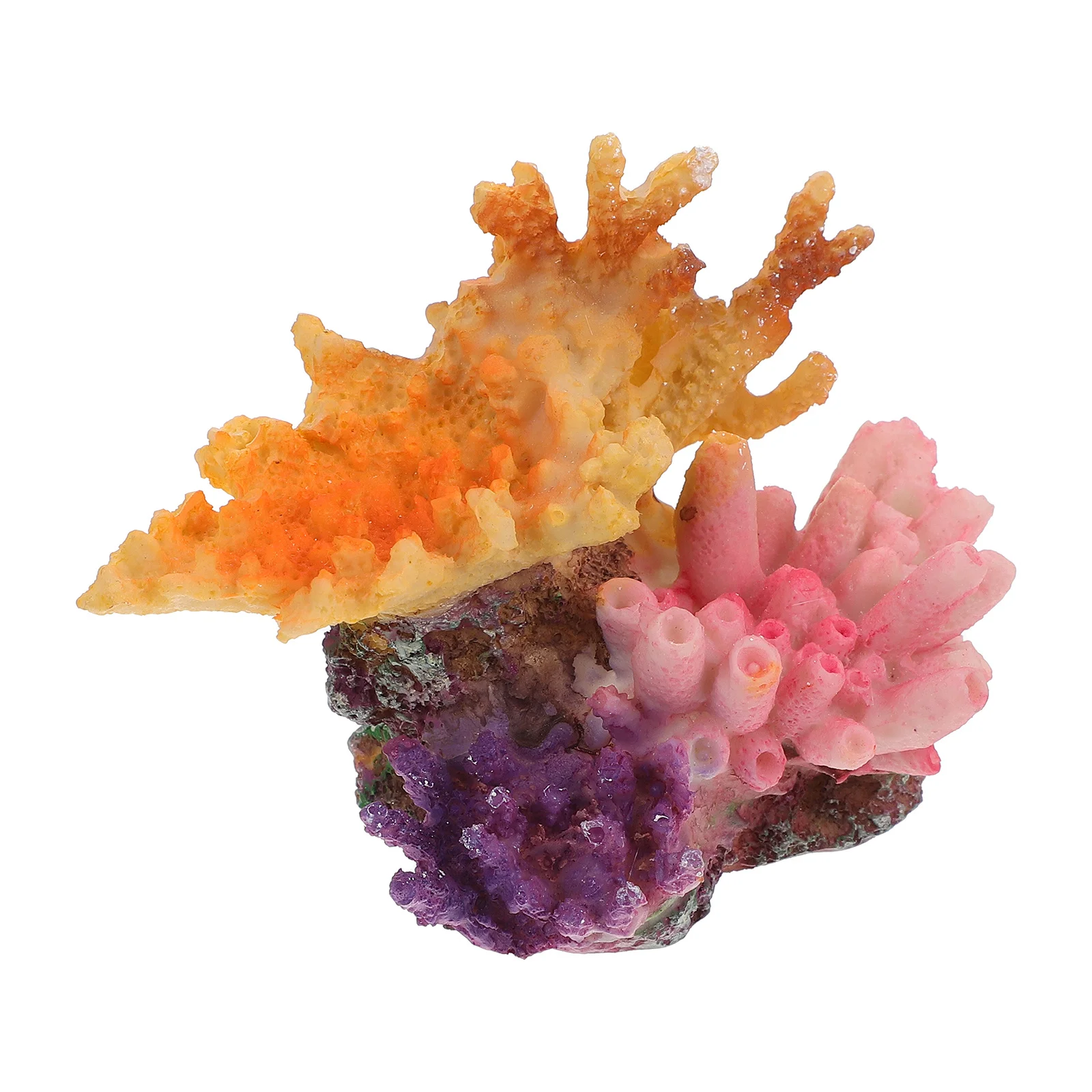 

Artificial Simulation Resin Aquatic Coral Ornament Fish Tank Landscape Decoration Aquarium Coral Decor Home Office Garden