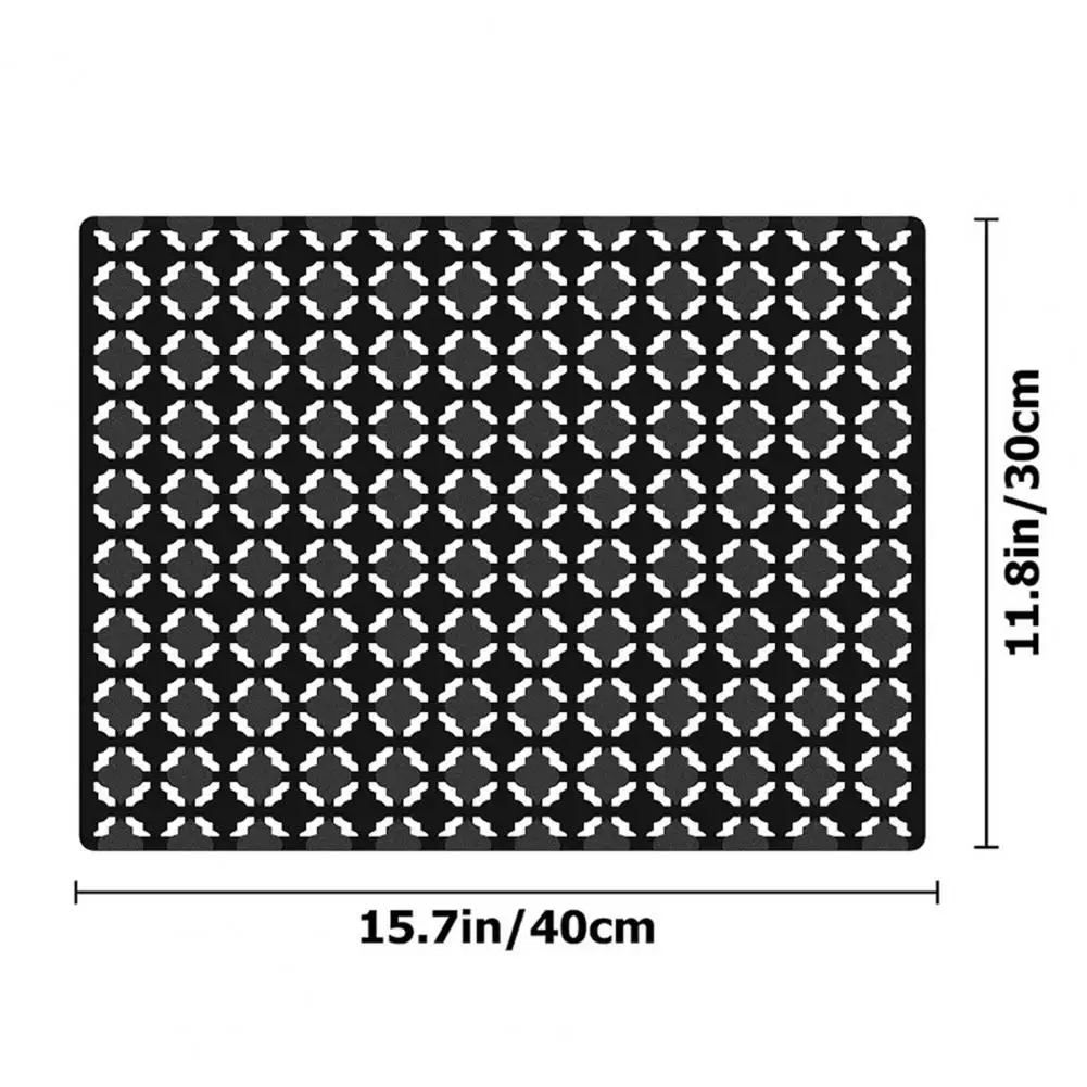 PVC 싱크대 배수구 중공 주방 필터 스플래시 매트, 마름모 절단 가능한 싱크대 보호대 배수 패드, 주방 액세서리, 2 개, 30x40cm