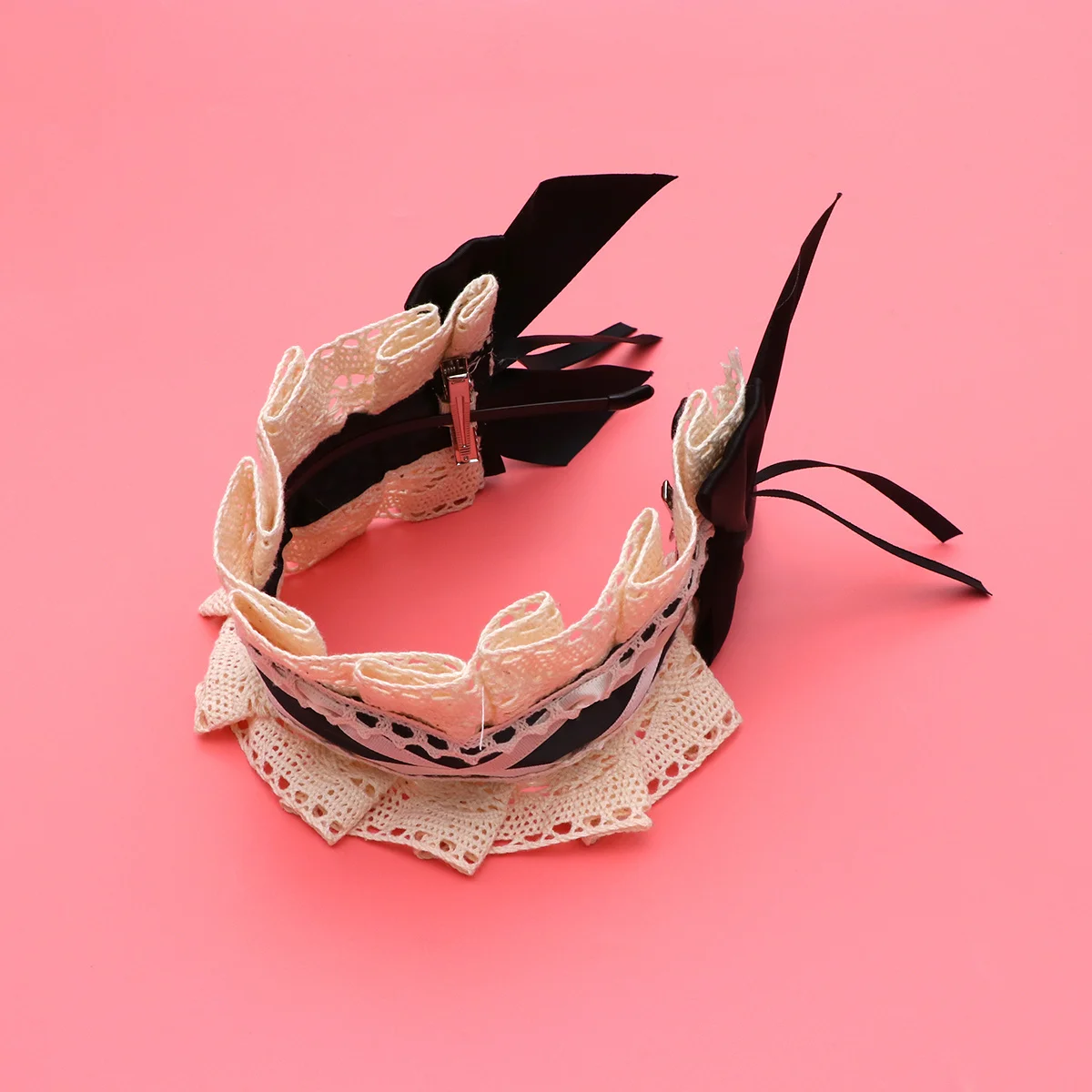 

Lace Hairband Black Stretchy Headband for Women Party Wedding Daily Wear Lovely Headdress Chic Hair Accessories