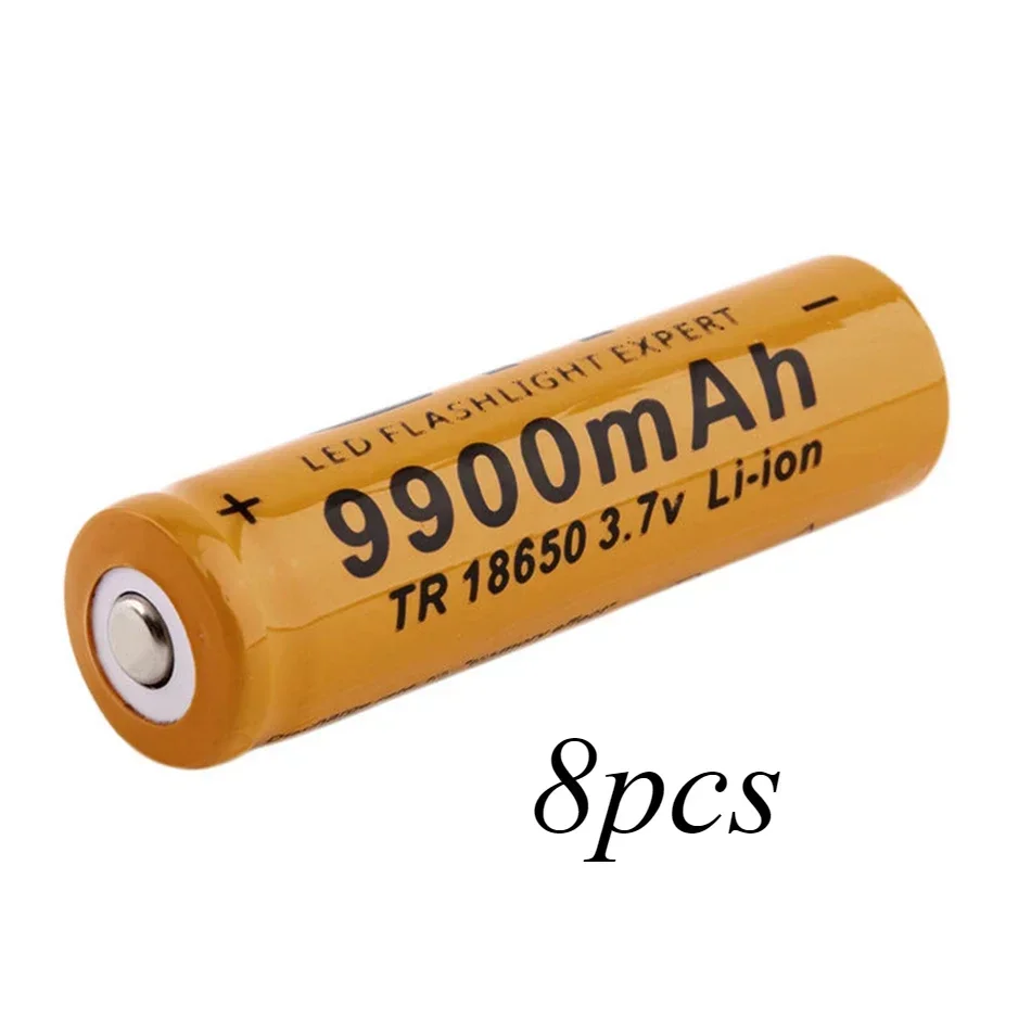 18650 Batterij Hoge Kwaliteit 9900 mAh 3.7 V 18650 Li-ion Batterijen Oplaadbare Batterij voor Zaklamp Zaklamp