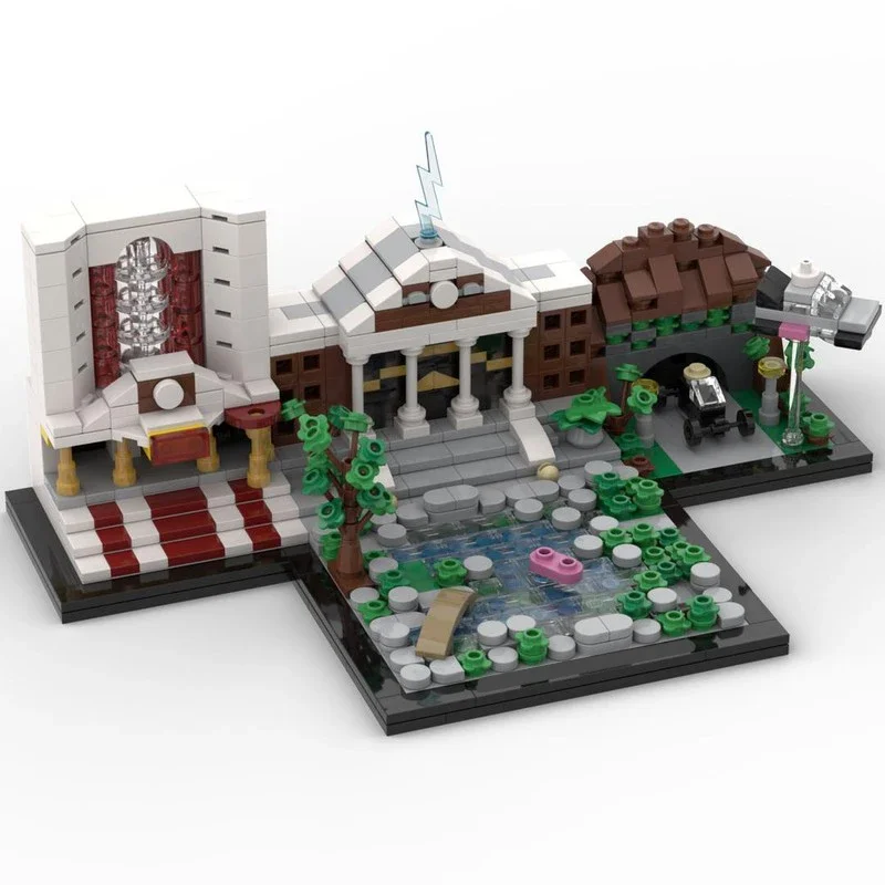 

667pcs MOC Back to the Futuress II Skyline Architecture Building Blocks Christmas Gift Collector’s Special Edition Designed