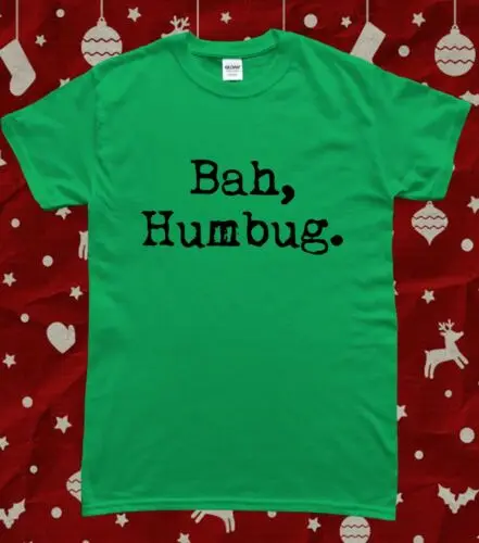 Bah Humbug Anti Christmas Srooge T-Shirt