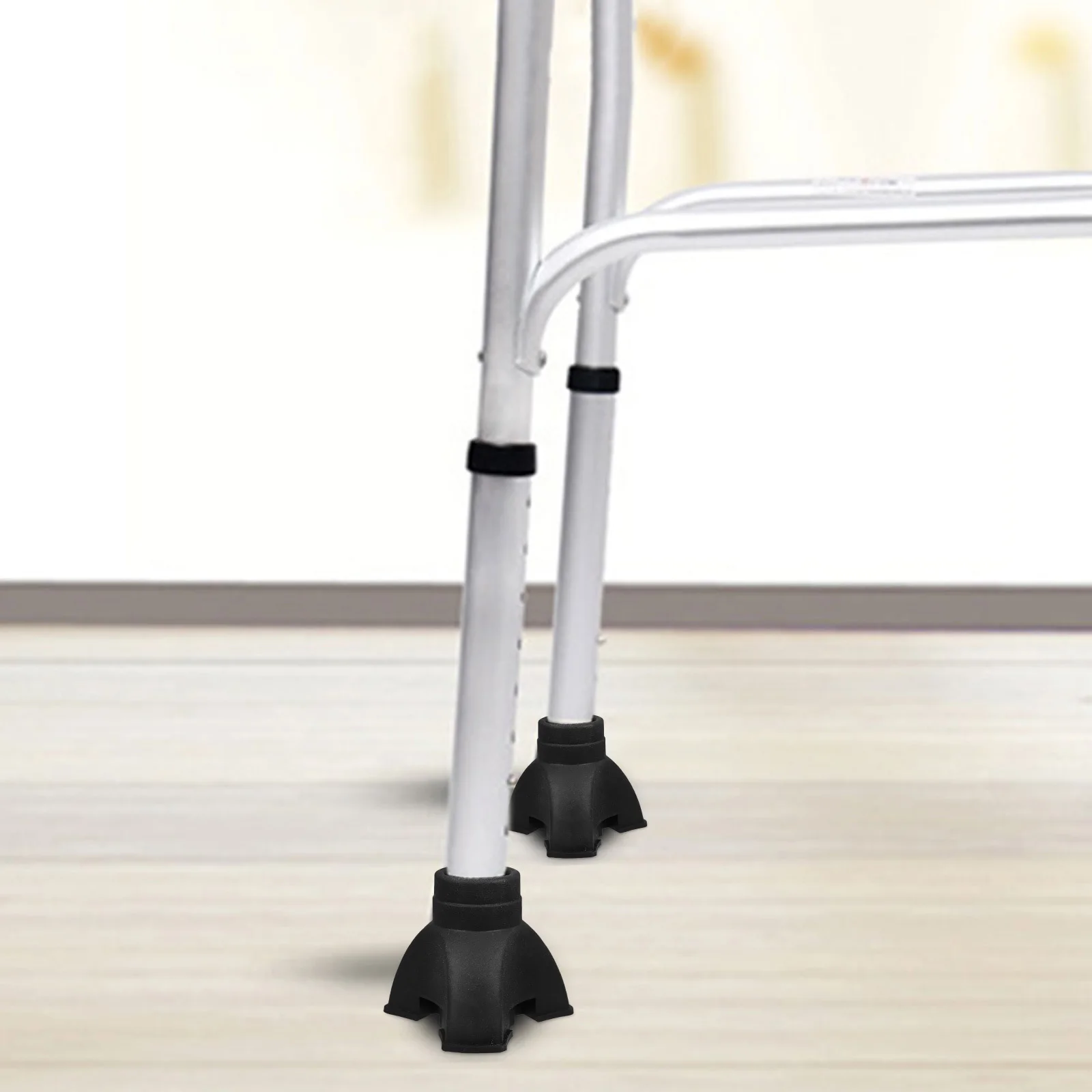 

2Pcs Cane Tips Rubber Replacement Walking Stick Foot Pads Non Slip Stable Self Standing Base for Hiking Trekking Poles