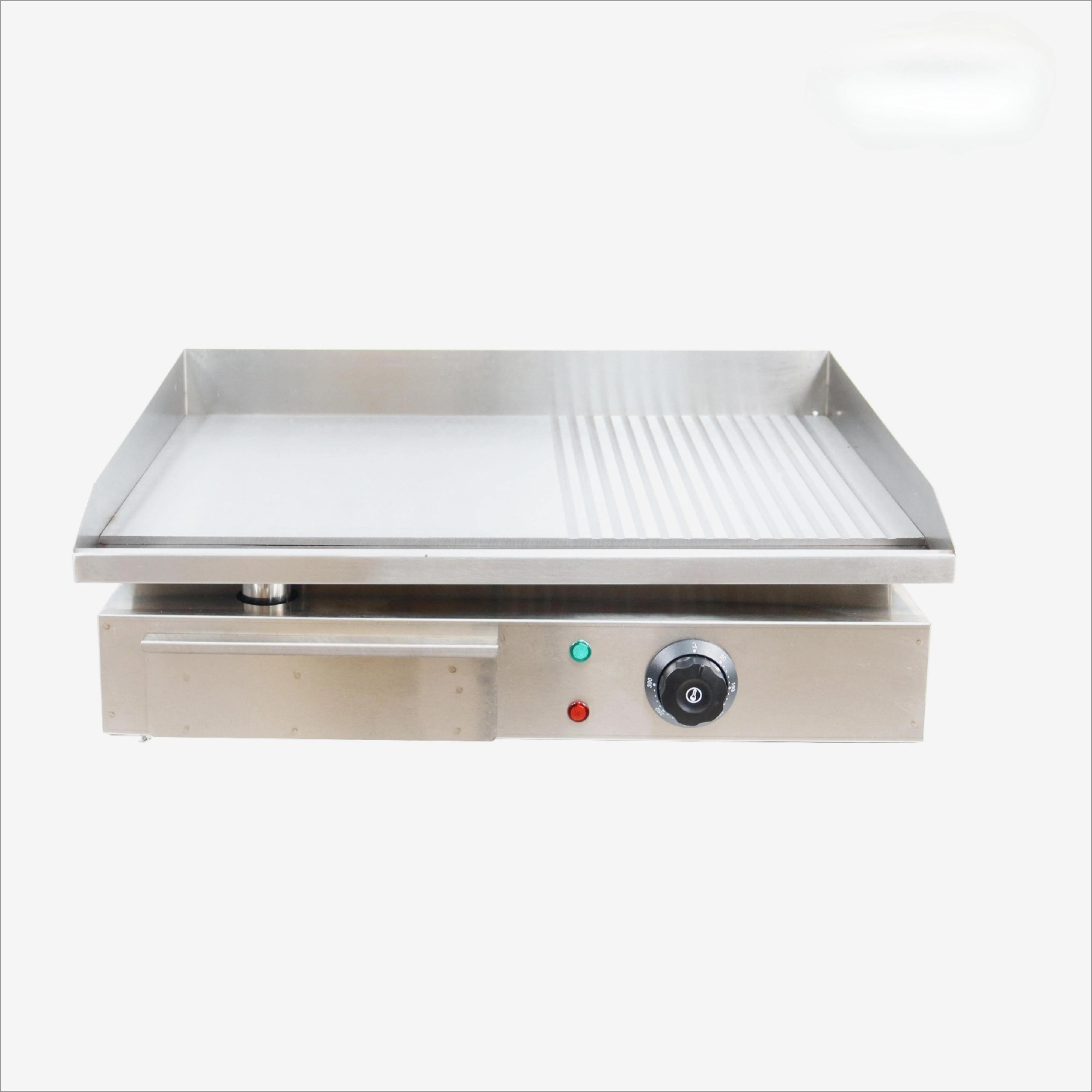 

Electric Burger Griddle Grill 3KW For Restaurant Equipment CE &Commercial Stainless Steel Multifunctional Flat