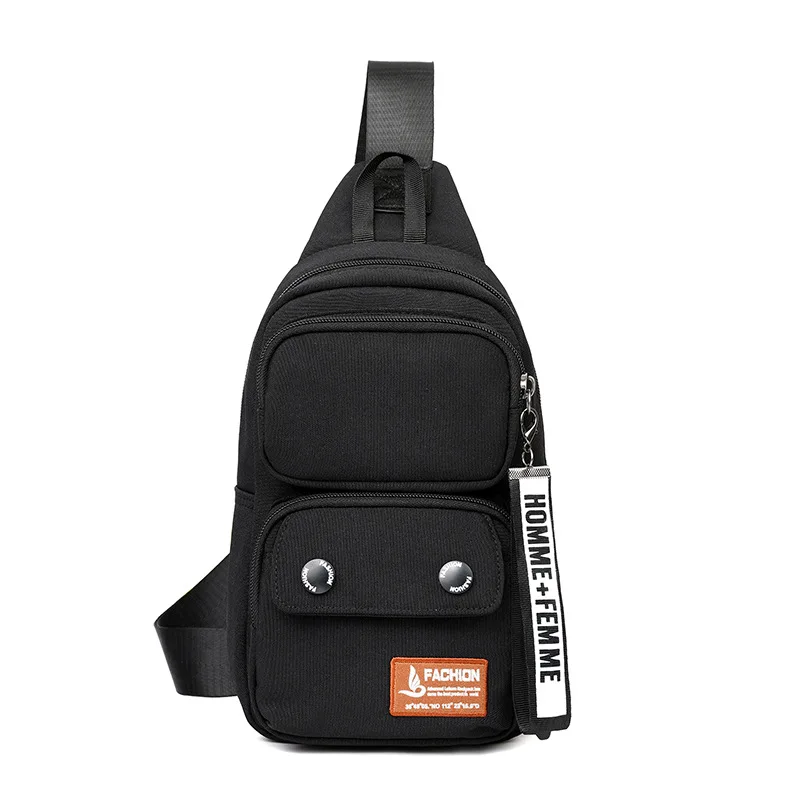 Unisex Outdoor Sling Pack Water-Resistant Chest Bag Reflective Accents & Dedicated Phone Slot - Compact for Travel / Trekking